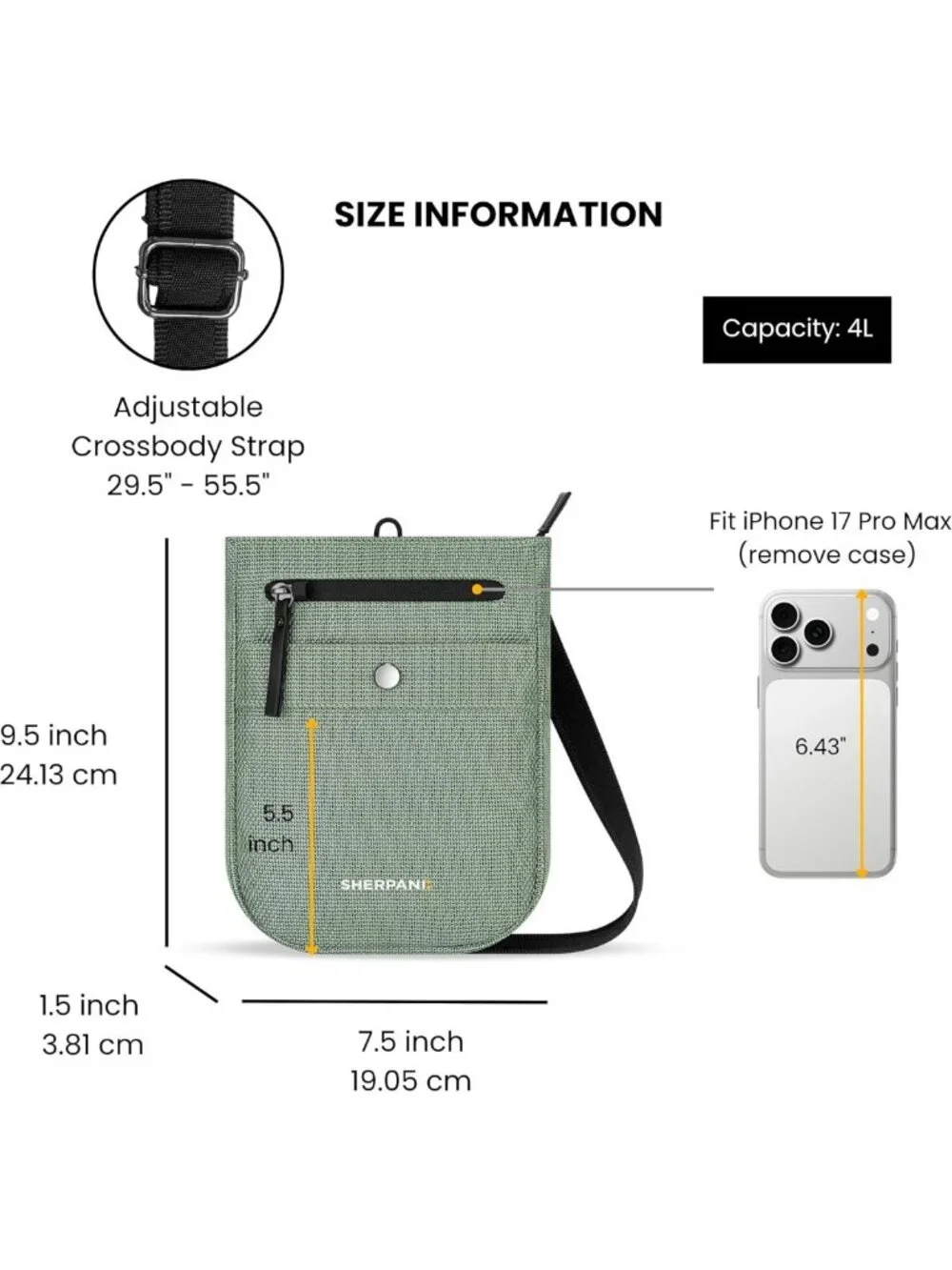 RFID Anti-Theft Crossbody Bag for Women | Stylish & Secure Travel Purse